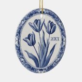 Blue Delft Holland Custom Year Souvenir Keramik Ornament (Rechts)
