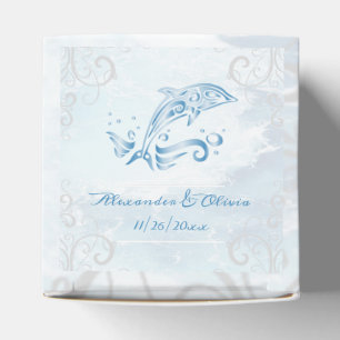 Blue-Delphin-Gastgeschenk Hochzeit Geschenkschachtel