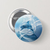 Blue-Delphin-Knöpfe Button (Vorne & Hinten)