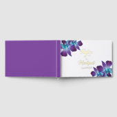 Blue Dendrobium Orchid Gästebuch (Voll)