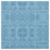 Blue Denim Crisscross Stoff (Muster)