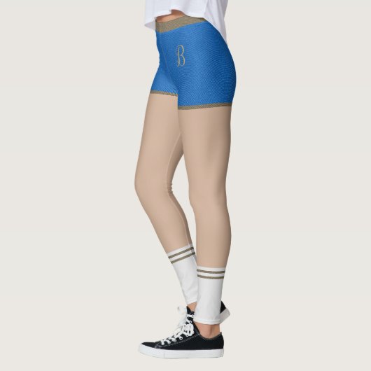 Blue Denim Jeans Shorts Skin Tone Tights & Socks Leggings (Links)