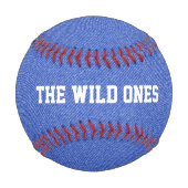 Blue Denim Look Custom Baseball (Rückseite)