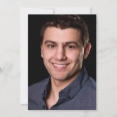 Blue Denim - Look Trunk Party Foto laden Einladung (Rückseite)