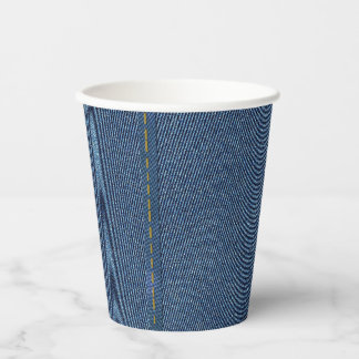 BLUE DENIM PAPPBECHER