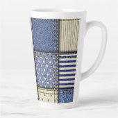 Blue Denim Patchwork Milchtasse (Rechts)