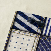 Blue Denim Patchwork Strandtuch (Beispiel)