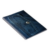 Blue Denim Pocket Notizblock (Rechte Seite)
