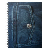 Blue Denim Pocket Notizblock (Vorderseite)