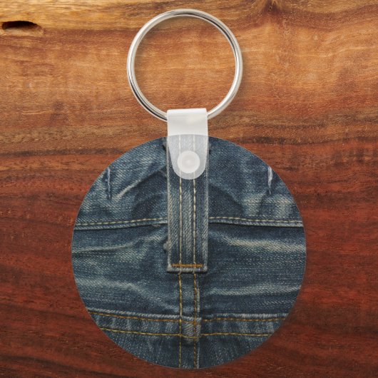 Blue Denim Schlüsselanhänger (Vorderseite)