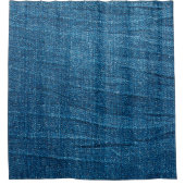 Blue denim texture, Bluejeans texture Duschvorhang (Vorderseite)