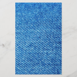 Blue Denim Texture Briefpapier