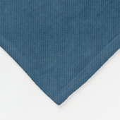 Blue Denim Texture, Fleecedecke (Ecke)