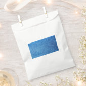 Blue Denim Texture Geschenktütchen (Ausgeschnitten)