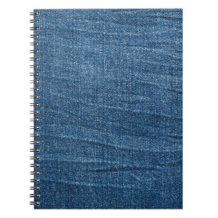 Blue Denim Texture: Klassische Jeans. Notizblock