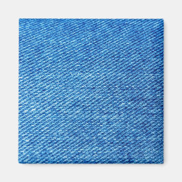 Blue Denim Texture Magnet
