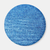 Blue Denim Texture Magnet (Vorne)