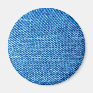 Blue Denim Texture Magnet