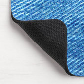 Blue Denim Texture Mousepad (Ecke)