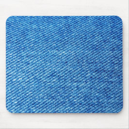 Blue Denim Texture Mousepad