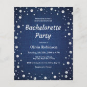 Blue Denim und Diamonds Junggeselinnen-Abschied la (Vorderseite)