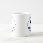 Blue Dental School Custom Dentin Abschluss Kaffeetasse (Mittel)