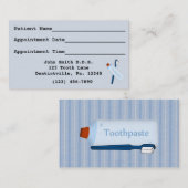 Blue Dental Termin Business Card