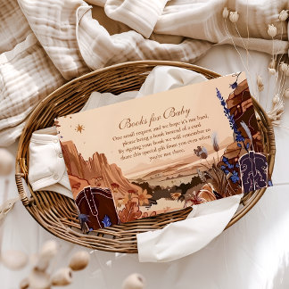 Blue Desert Western Books for Baby Begleitkarte