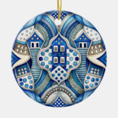  Blue Design Art Collection Keramik Ornament (Vorne)