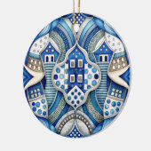  Blue Design Art Collection Keramik Ornament (Links)