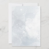  blue design First Holy Communion Einladung (Rückseite)