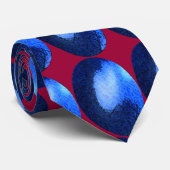 Blue Design-Krawatte Krawatte (Gerollt)