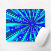 Blue Design Mousepad (Mit Mouse)