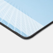 Blue Design White 3D Caduceus Medical Schreibtischunterlage (Ecke)