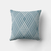 Blue Designer-Throw-Kissen Kissen (Rückseite)