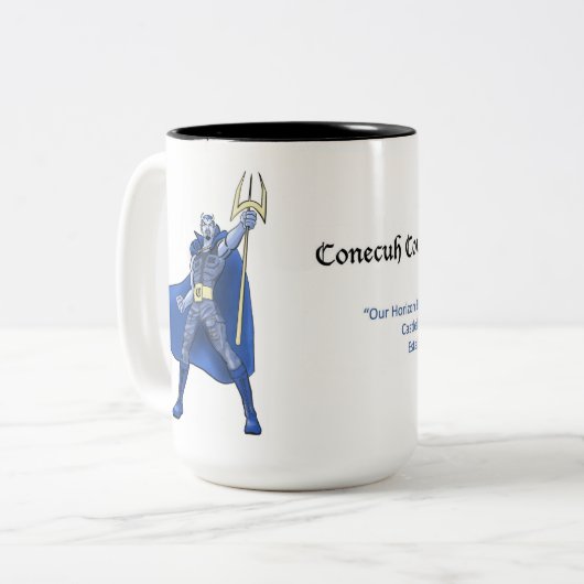 Blue Devil Tasse (Vorderseite Links)