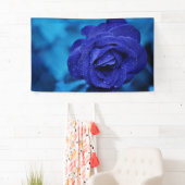 Blue Dewdrop-Rose Banner (Insitu)