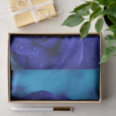 Blue Dewdrop-Rose Seidenpapier (Geschenk)