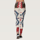 Blue Diamond Arrow Konya // 19. Jahrhundert Leggings (Rückseite)