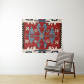 Blue Diamond Arrow Konya II 19. Jahrhundert Authen Wandteppich (Beispiel (Horizontal))