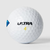 Blue Diamond auf Golf Balls Golfball (Logo)