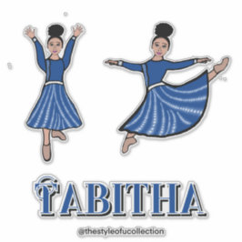 Blue Diamond Dancer #2 Aufkleber