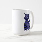 Blue Diamond Dragon Kaffeetasse (VorderseiteRechts)