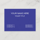 Blue Diamond Dragon Visitenkarte (Rückseite)