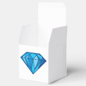 Blue Diamond Favor Box Geschenkschachtel (Geöffnet)