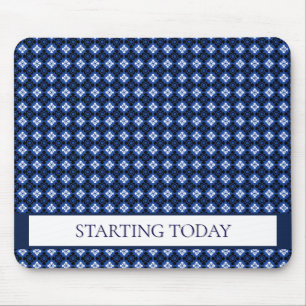 Blue Diamond Gemustert Mouse pad Mousepad
