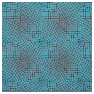 Blue Diamond Karo Star Geometric Print Pattern Stoff