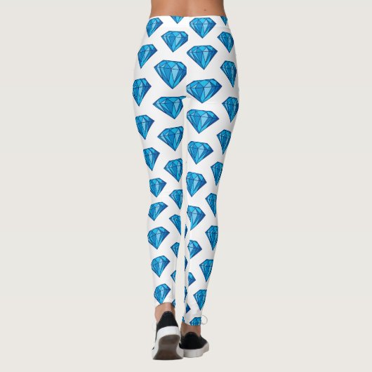 Blue Diamond Leggings (Rückseite)