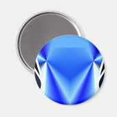 Blue Diamond Magnet (Vorderseite/Rückseite)