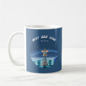 Blue Diamond Metallic King Schach Vätertag  Kaffeetasse (Links)
